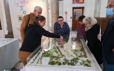 Cnahes Aura visite l’exposition au centre hospitalier Saint Jean de Dieu